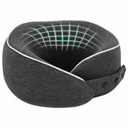 Cuscino da viaggio per il collo Grigio scuro Schiuma Memory CFW9630954