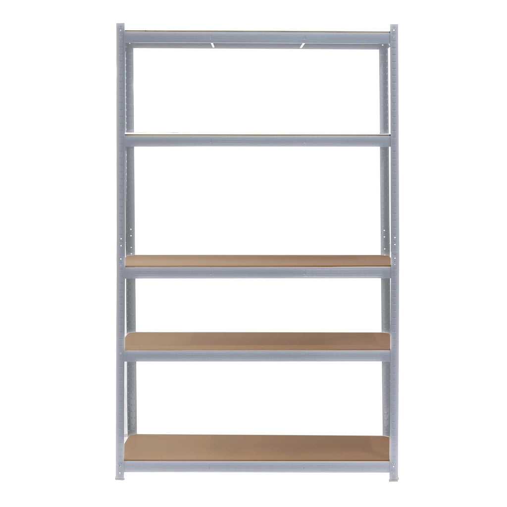 Scaffale per carichi pesanti zincato 100x50x204cm Scaffale a incastro 5 ripiani 200kg/piano