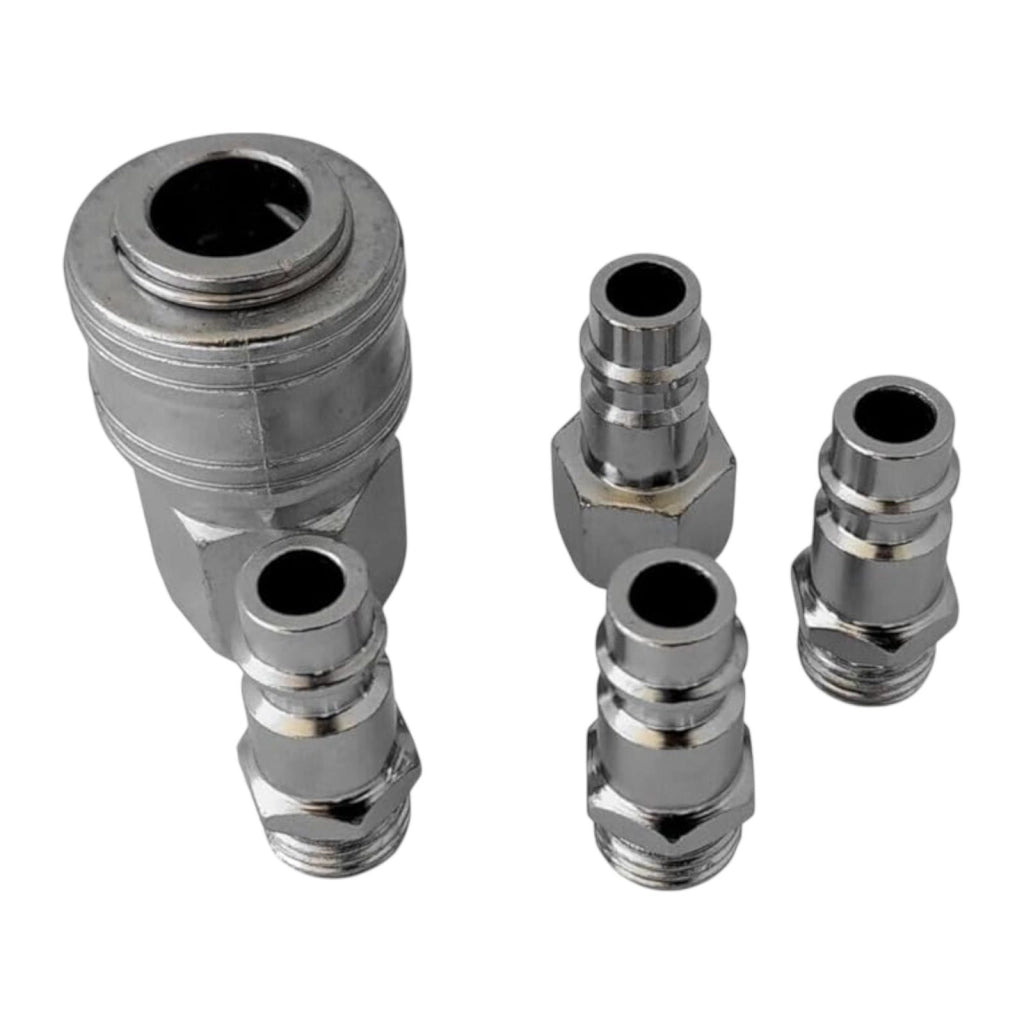 SET 5 RACCORDI RAPIDI PER TUBO ARIA ATTACCO 1/4" RACCORDI RAPIDI TUBO ARIA 2025E