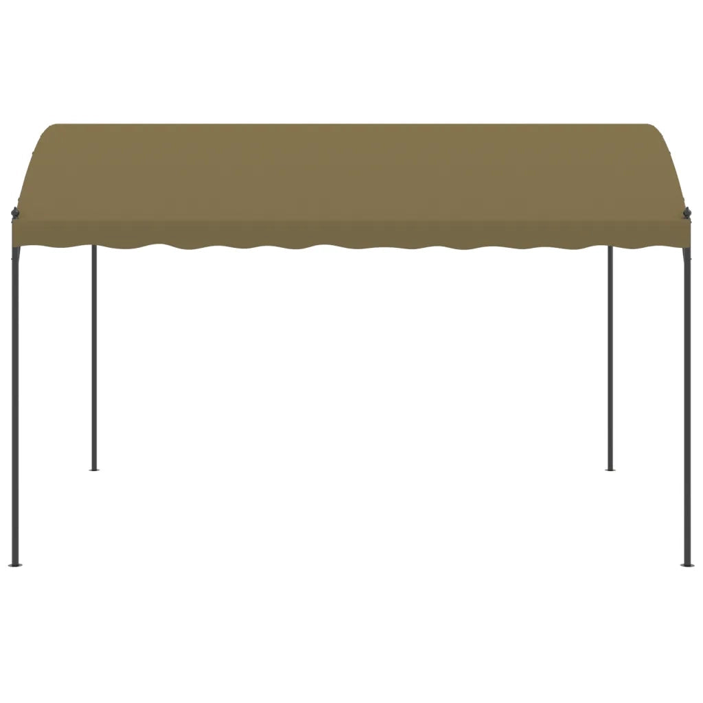 Gazebo 4x3x2,6 m Grigio Talpa 180 g/m² 312217