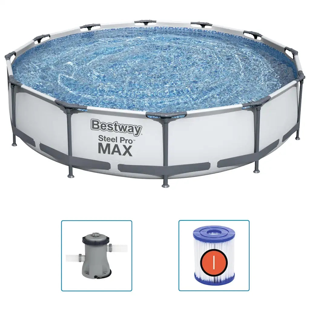 Bestway Set Piscina Steel Pro MAX 366x76 cm 3202542