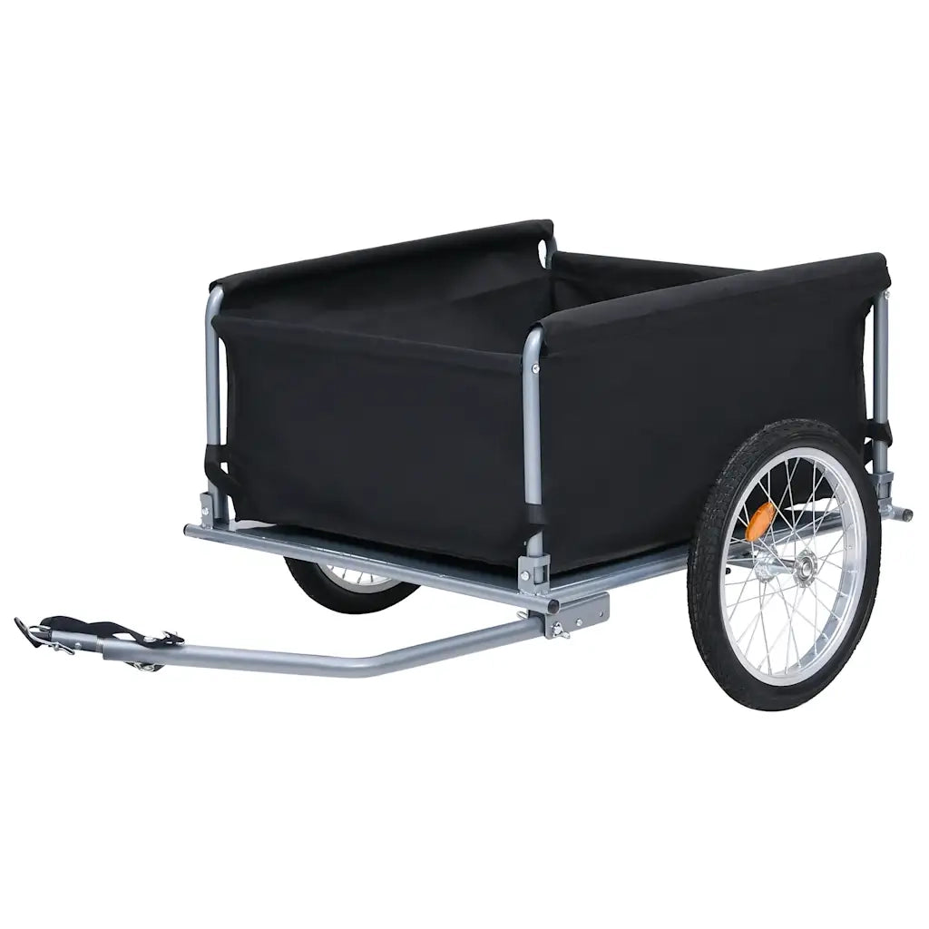 Rimorchio da Bici Nero e Grigio 65 kg CFW8643333