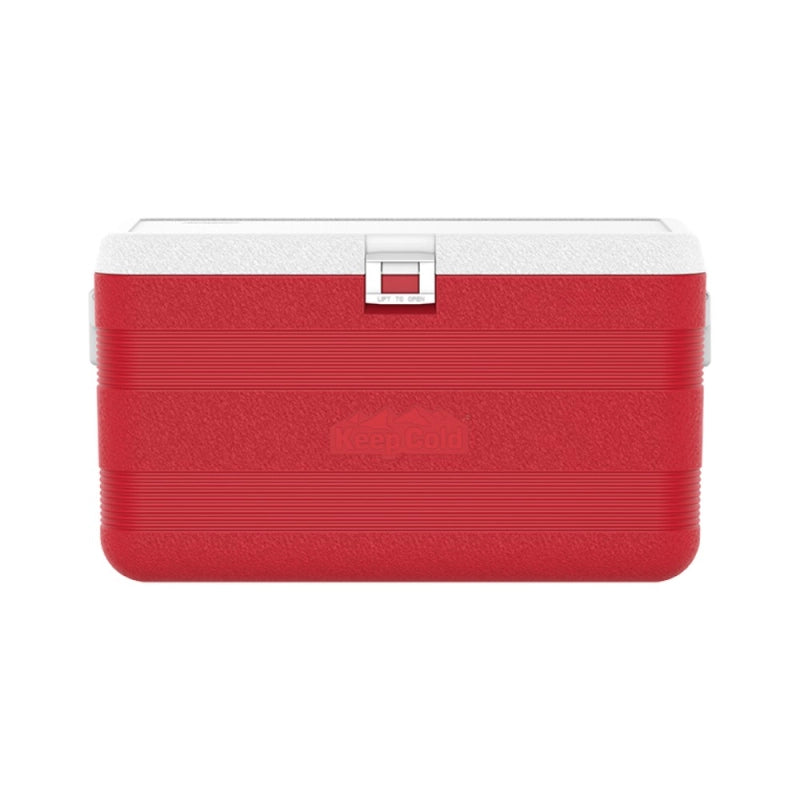Deluxe Icebox Keep Cold Ghiacciaia  Portatile Rosso 70L