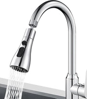 Kraanbevestiging permutabile per cucina, estensione di rubinetto flessibile 360°, con 3 modalità di scarico acqua, FM20 FM22 M24, compatibile con la maggior parte degli interfacce, con più adattatori.