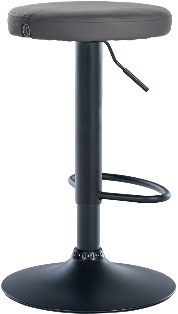 Barhocker Ponte Kunstleder schwarz