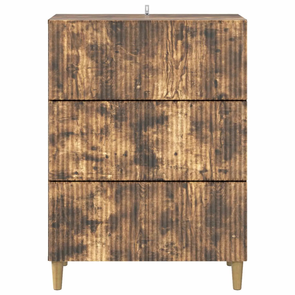 Mobile con Cassetti Rovere Fumo 66 x 34,5 x 90 cm 894610