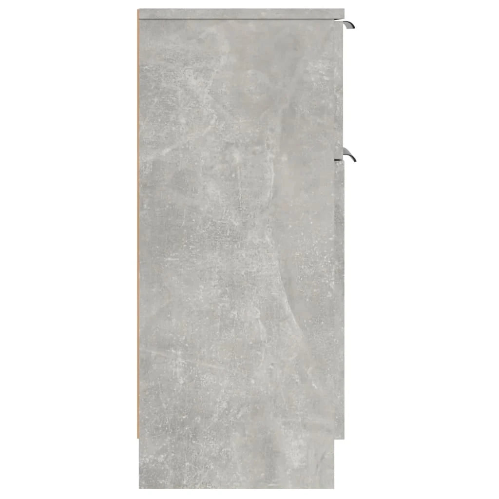 Buffet credenza cassettiera armadio mobile contenitore organizer per cucina soggiorno salotto 30 x 30 x 70 cm legno ingegnerizzato grigio 02_0031857