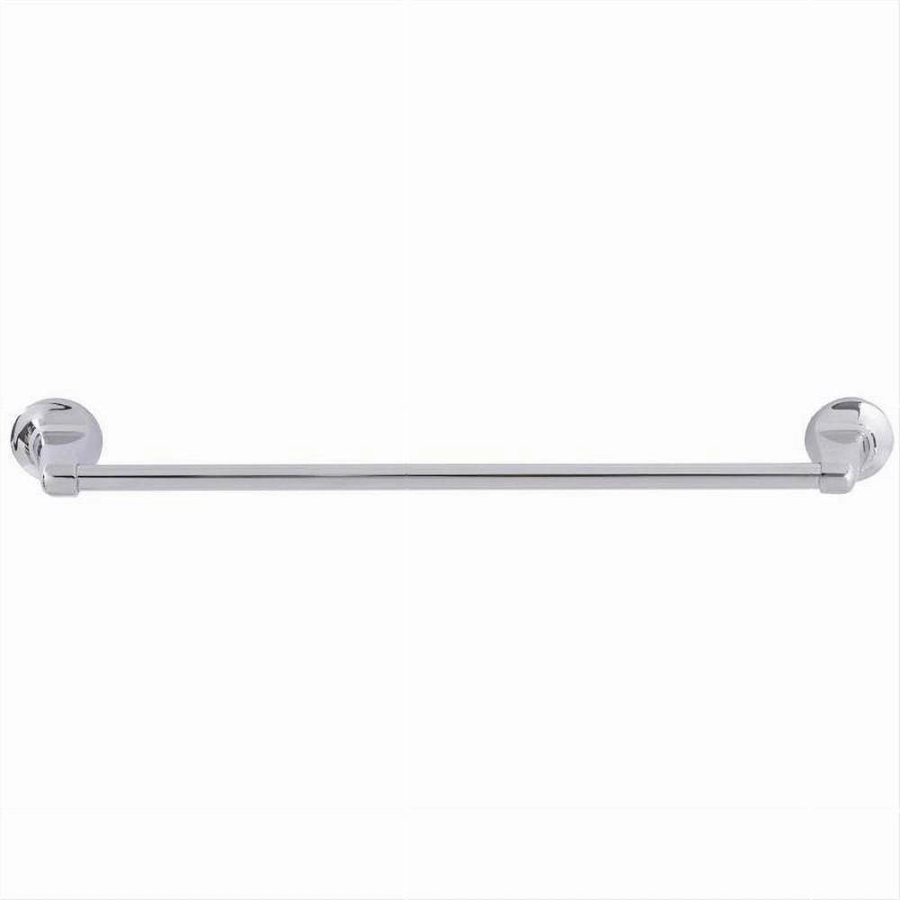 Trade Shop - Porta Asciugamano Portasciugamani Cromato 60 Cm Maniglione A Parete Bagno 79813 -