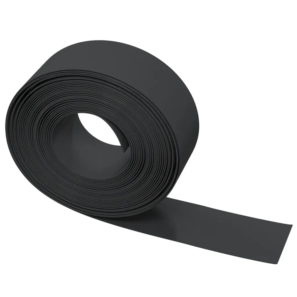 Bordature da Giardino 5 pz Nere 10 m 20 cm in Polietilene 3155459