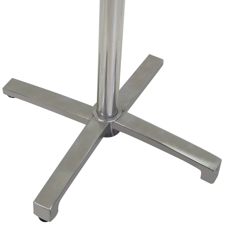 Base tavolo alluminio Lucas grigio ribaltabile cm 52x52h72