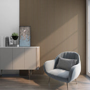 Set Vang di 8 Pannelli Fonoassorbenti Decorativi - Noce Chiaro NEU.HOLZ