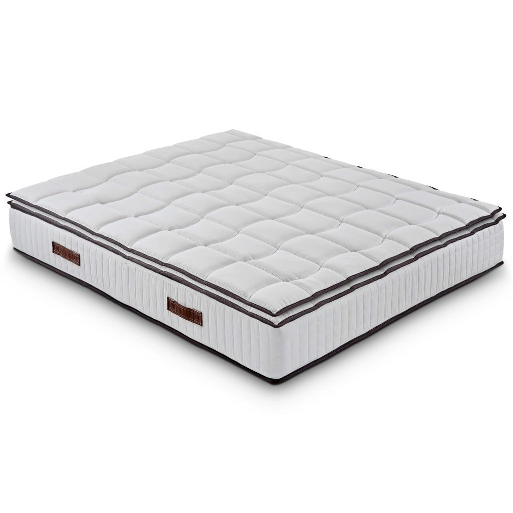 Materasso Piazza e Mezza 140x200 in Memory Foam - Sostenitovo Sfoderabile - con TOPPER REMOVIBILE - Lato Estate/inverno - Alto 24 cm - Ortopedico e ottimo per la schiena