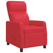 Poltrona reclinabile Rosso Similpelle 42035074