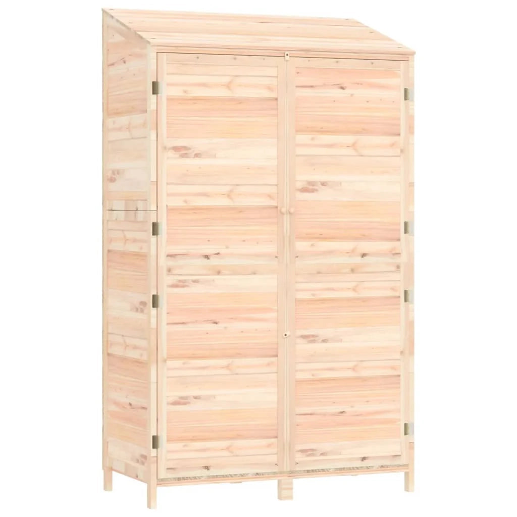 Casetta da giardino 102 x 52 x 174,5 cm in legno massello di abete marrone 02_0044043