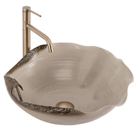 Lavabo Da Appoggio In Ceramica Rea Hm-22 Handmade Art