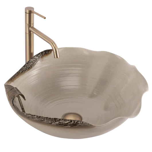 Lavabo Da Appoggio In Ceramica Rea Hm-22 Handmade Art