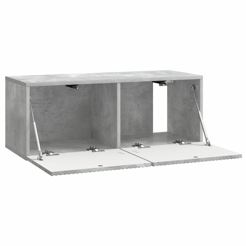 Mobile Porta TV da Muro Grigio Cemento 78,5 x 31 x 30 cm 898548