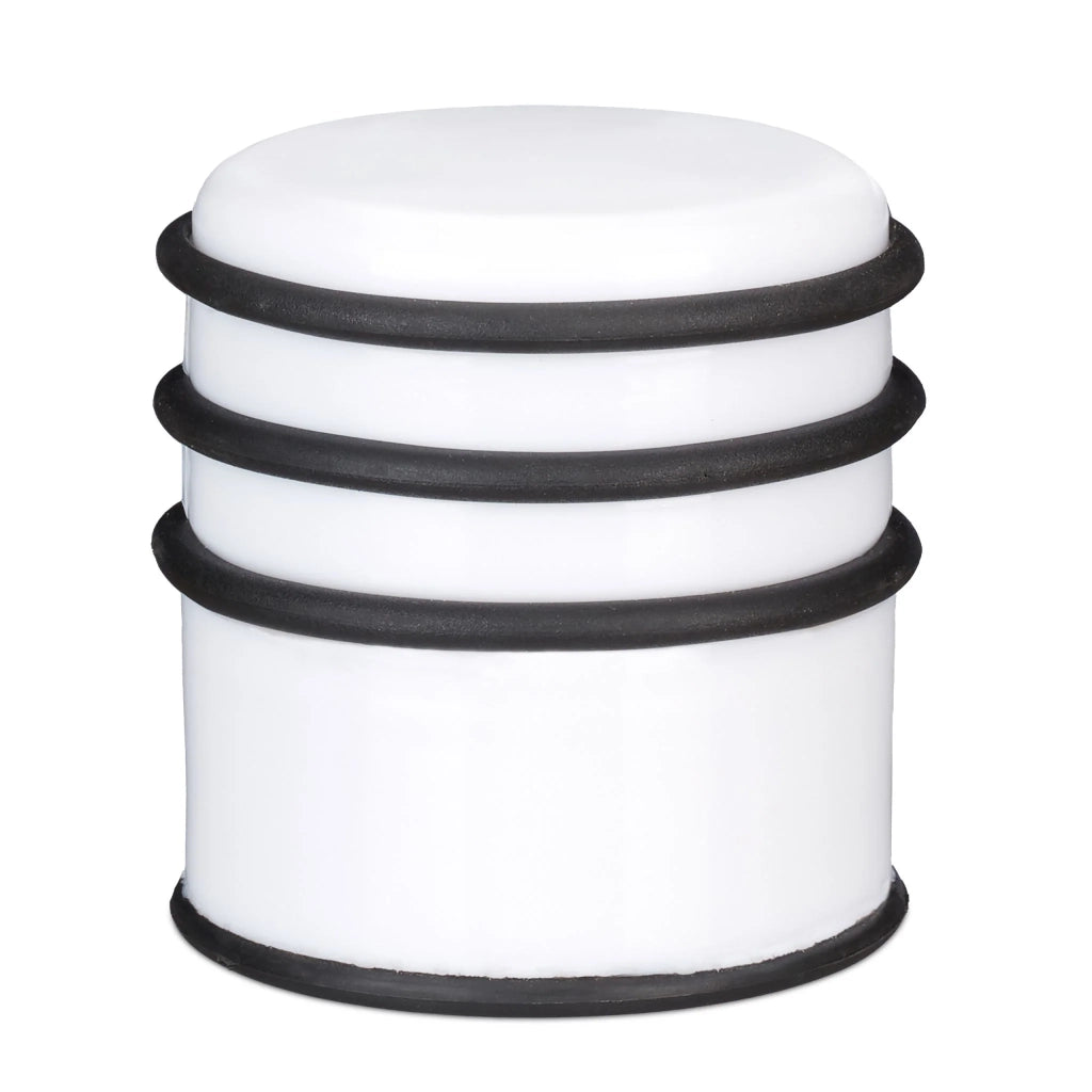 Fermaporta pratico antiscivolo 8 x 7 cm in plastica bianca 13_0006300