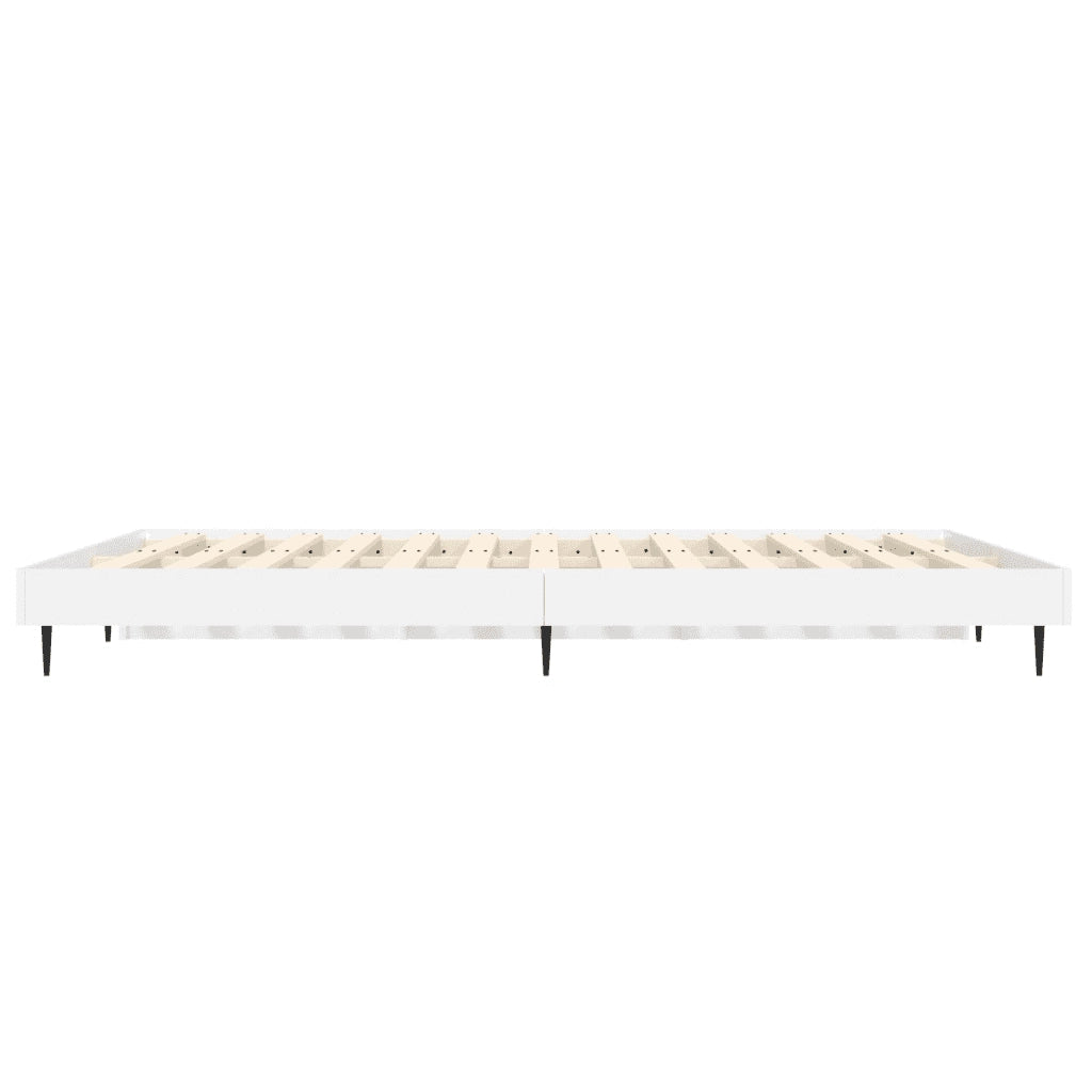 Giroletto-Struttura Letto Bianco 140x190 cm in Legno Multistrato 704696
