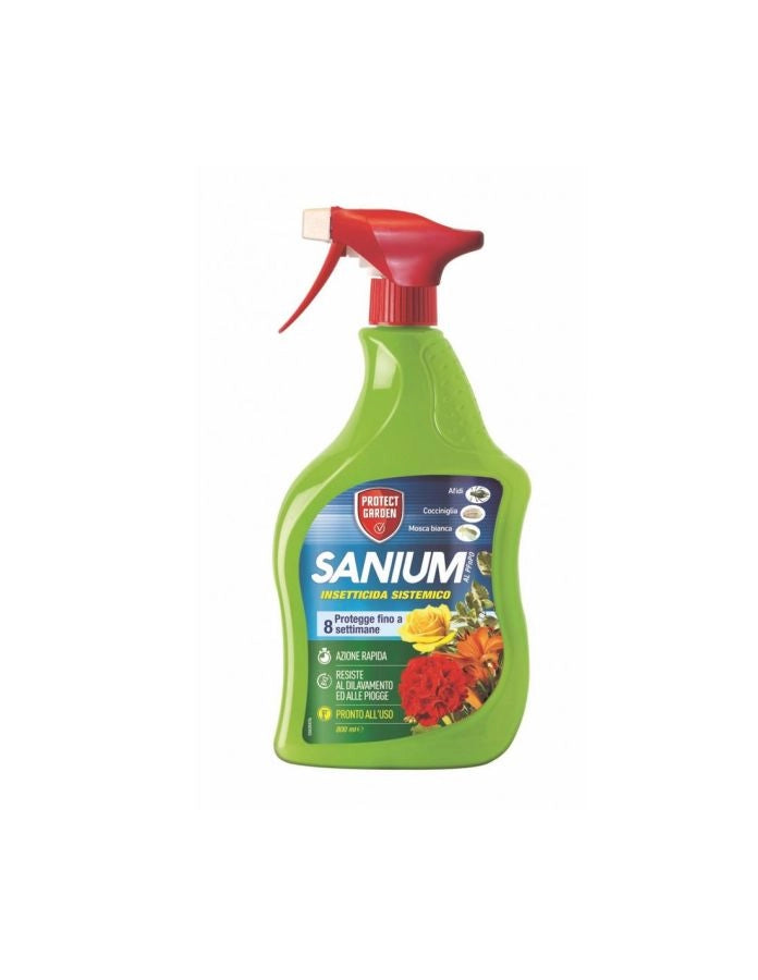 INSETTICIDA SISTEMICO SPRAY PRONTO ALL'USO PER PIANTE ORNAMENTALI SANIUM AL PFNP
