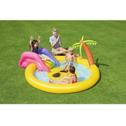 Trade Shop - Piscina Gonfiabile Giardino Per Bambini Con Scivolo 237x201x104cm Sunnyland 53071 -