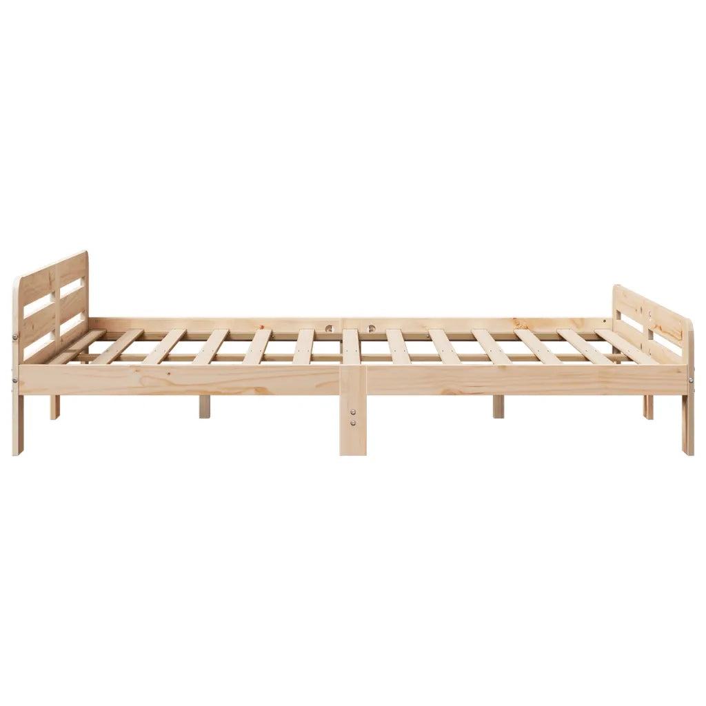 vidaXL Letto senza Materasso 150x200 cm in Legno Massello di Pino