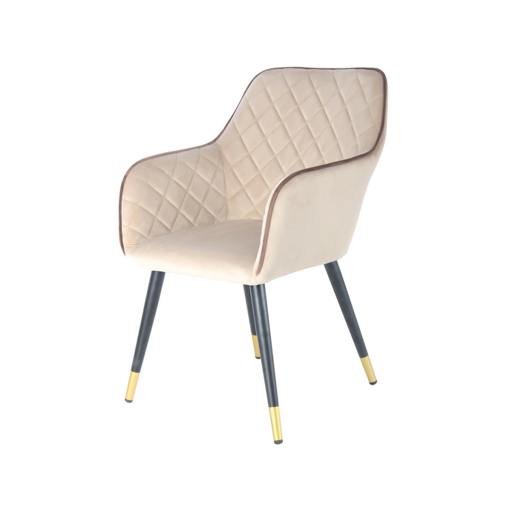 Poltroncina Amino in velluto verde bosco con gambe in metallo