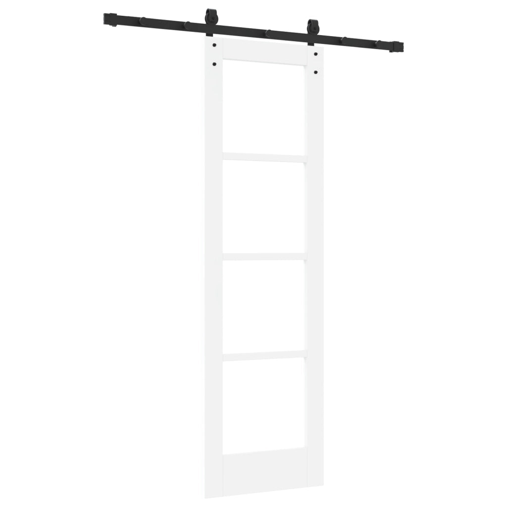 Porta Scorrevole  con Set di Ferramenta 'ORKDAL'Bianca 61x198.5 cm