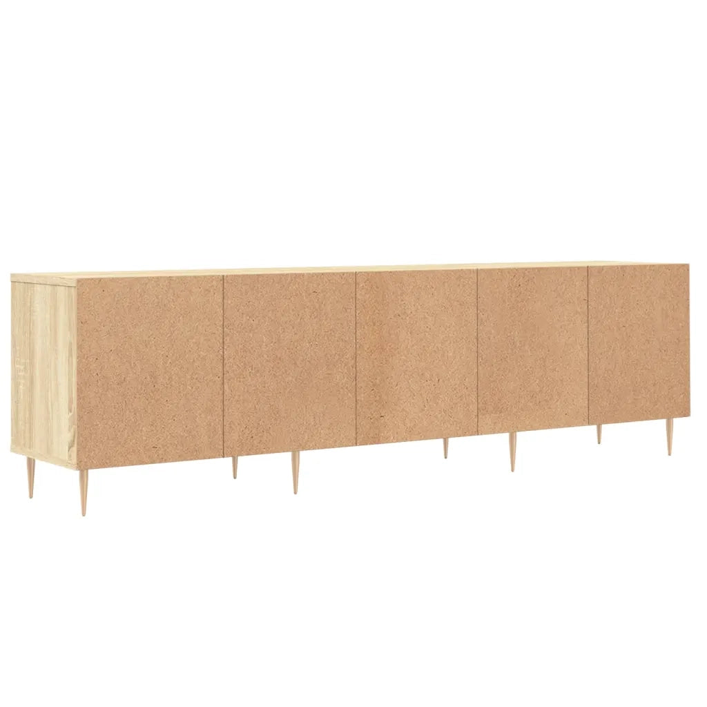Mobile Porta TV Rovere Sonoma 150x30x44,5 cm Legno Multistrato