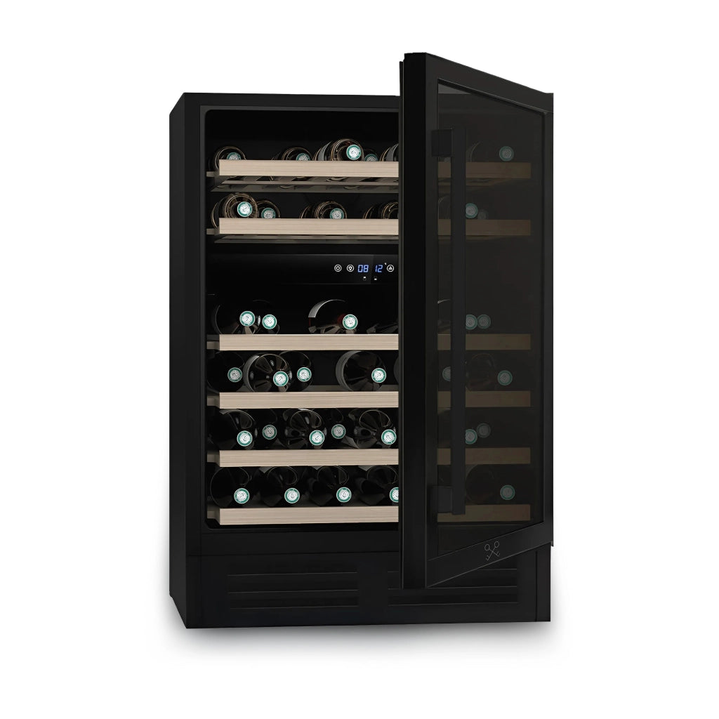 Cantinetta Vino CAVCEDB46 46 Bottiglie Dual Zone da incasso Nera