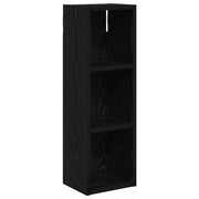 Armadio da Bagno | Mobile da Bagno a muro Rovere Nero 20 x 16 x 62,5 cm