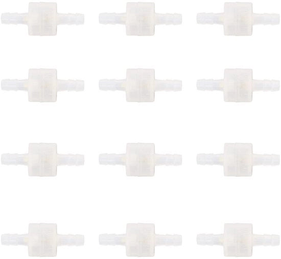 Terugslagklep unidirezionale resistente a elevate temperature, ozon e corrosione, sostenibile e resistente alle abrasioni, con 12 pezzi.