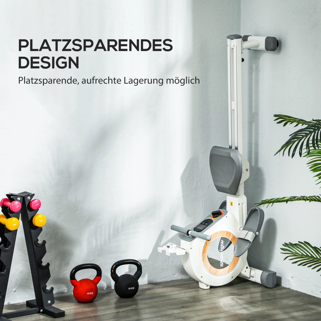 Vogatore Fitness con 16 Livelli Regolabili ¨C Xylo ¨C Monitor LCD, Portacellulare, 150kg
