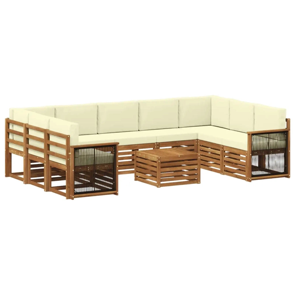 Set divani Legno di Acacia Massello 3384861