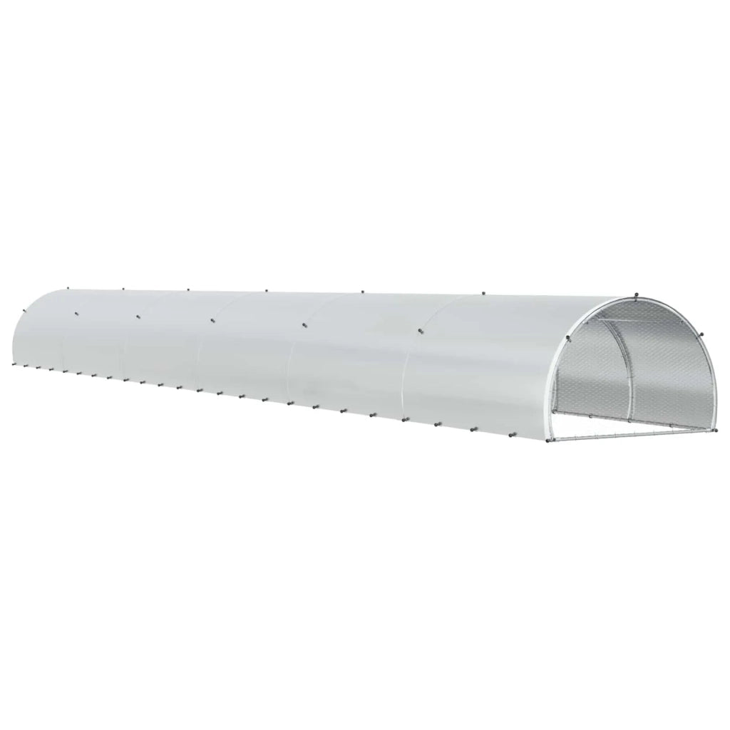 Pollaio Argento 1200 x 150 x 100 cm Acciaio zincato 3434675