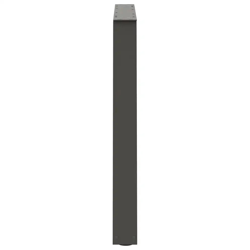 Gambe per tavolo da pranzo a forma di V 2 pz Antracite 100x(72-73,3) cm Acciaio 4012582