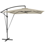Parasole da giardino esterno ¨C zephmum ¨C 2,5x2,5 m kaki