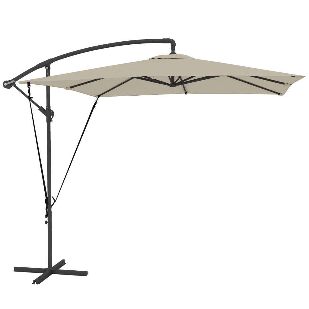 Parasole da giardino esterno ¨C zephmum ¨C 2,5x2,5 m kaki