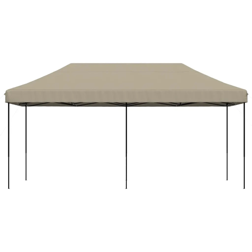 Tenda da Festa Pieghevole Pop-Up Tortora 580x292x315 cm