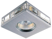 Faretto da incasso quadrato satinato SA-06 1xMR16 Candellux