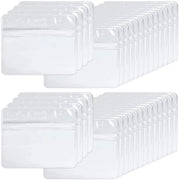 ID-kaarthouder trasparente in PVC, 100 pezzi, 9,8 x 8,2 cm, impermeabile, resistente alle abrasioni, progettato per la sicurezza