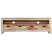 Mobile Porta TV in Legno Massello di Acacia 130x30x40 cm 247750