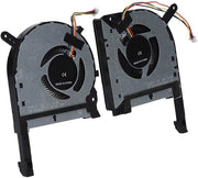 Ventilatori di raffreddamento per laptop - sostituzione - 2 pezzi - adatti per laptop da gioco - raffreddamento efficace per sessioni di gioco prolungate - B...