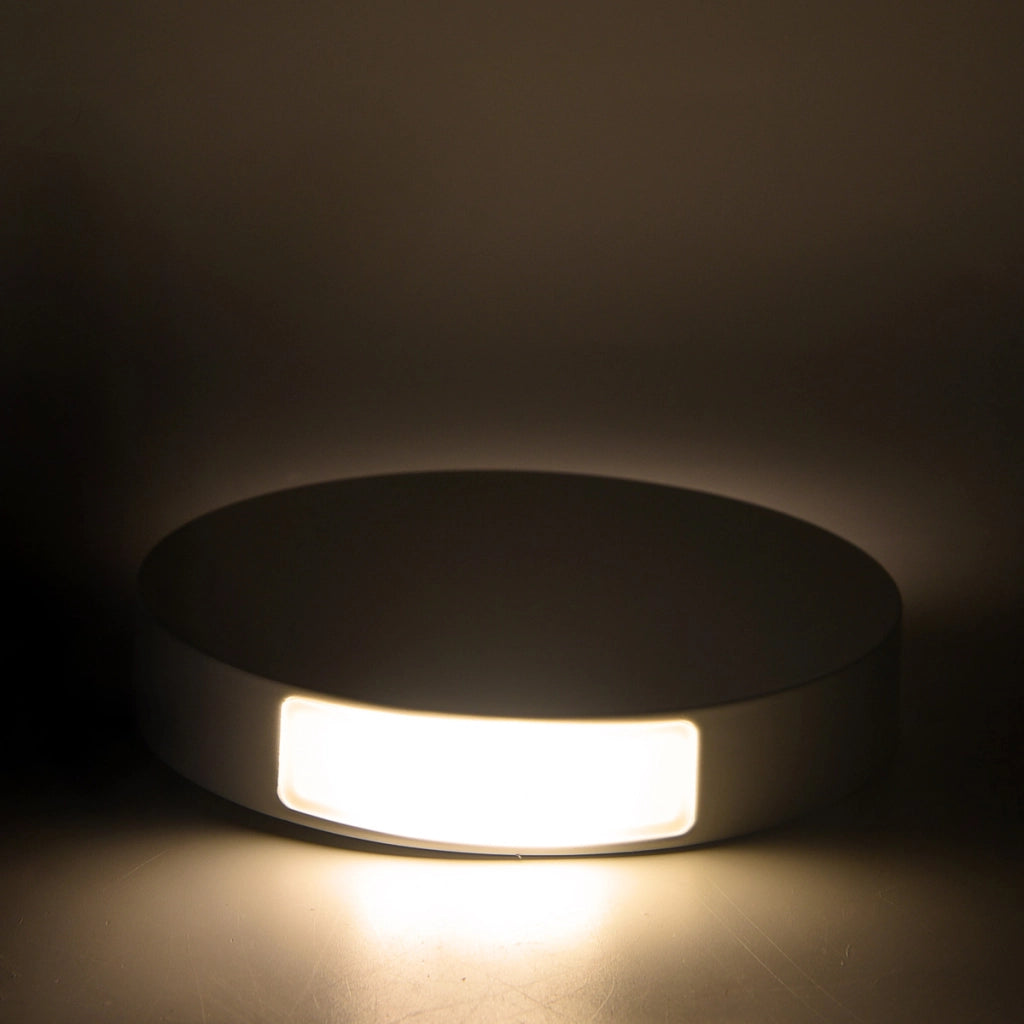 APPLIQUE LED SLIM TONDA 6W LUCE CALDA - DOPPIA EMISSIONE UP AND DOWN IDEALE PER ARREDI CONTEMPORANEI