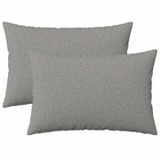 Federa 2 pz HEERLEN Grigio Nuvola 50 x 75 cm Tessuto 911557