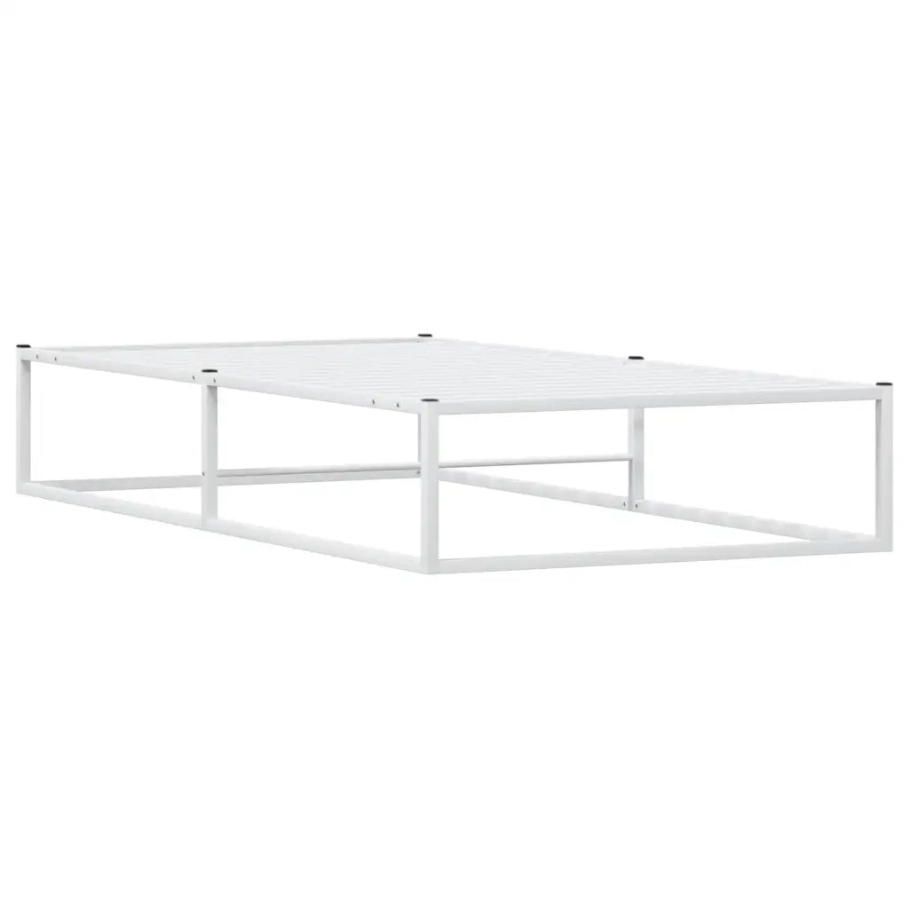 Giroletto senza Materasso Bianco 100x200 cm in Metallo 4017423