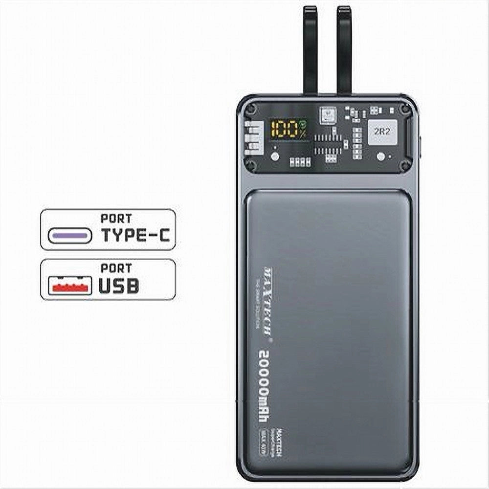 Trade Shop - Power Bank Portatile Caricabatteria 20000mah Super Charge Pd Type-c Usb Pa-tm017 -