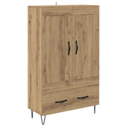 Credenza | Madia | Buffet da pranzo | Armadio da pranzo con cassetto Rovere artigianale 69,5 x 31 x 115 cm