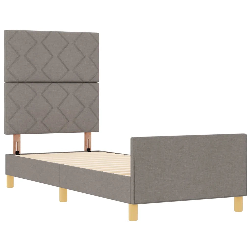 Struttura del letto con testiera Talpa 80 x 200 cm Tessuto 3344764