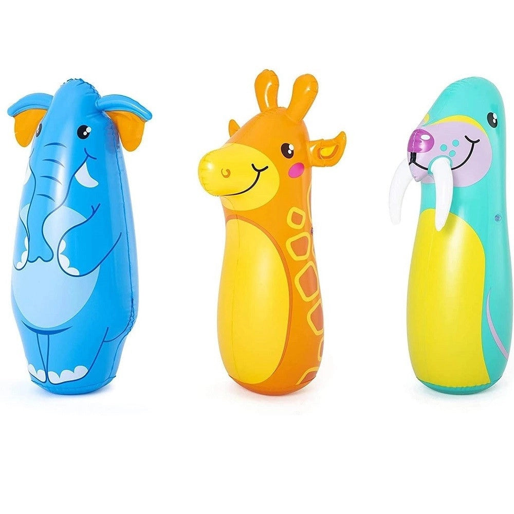 Trade Shop - Pungiball Design A Forma Di Animali 89 Cm Per Bambini 6 Modelli Assortiti 52152 -